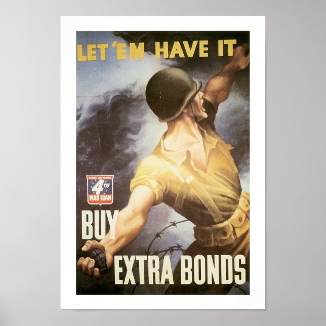 Póster Que lo tengan - Compra bonos de guerra (Frente)