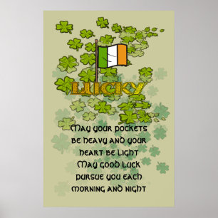 Póster Que los bolsillos sean pesados y el corazón sea li