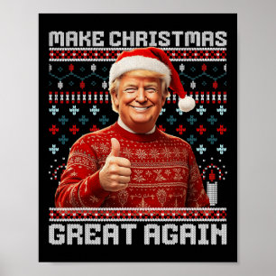 Póster Que los Navidades vuelvan a ser divertidos Santa T