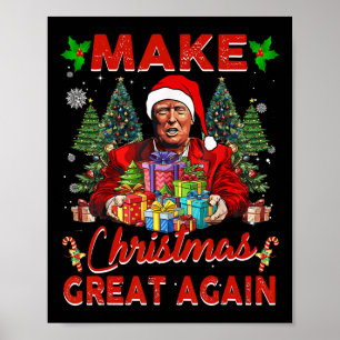 Póster Que los Navidades vuelvan a ser divertidos Santa T