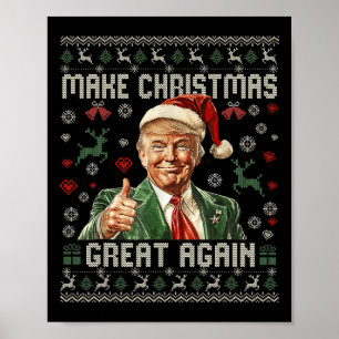 Póster Que los Navidades vuelvan a ser divertidos Santa T