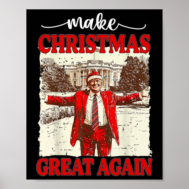 Póster Que los Navidades vuelvan a ser divertidos Santa T (Frente)