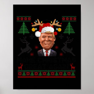Póster Que los Navidades vuelvan a ser divertidos Santa T