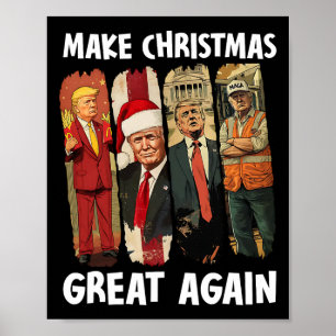 Póster Que los Navidades vuelvan a ser divertidos Santa T