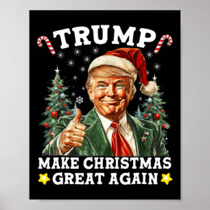 Póster Que los Navidades vuelvan a ser divertidos Santa T