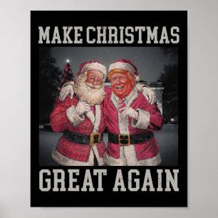 Póster Que los Navidades vuelvan a ser divertidos Santa T