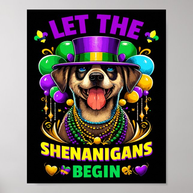 Póster Que los Shenanigans comiencen a los niños del Mard (Frente)