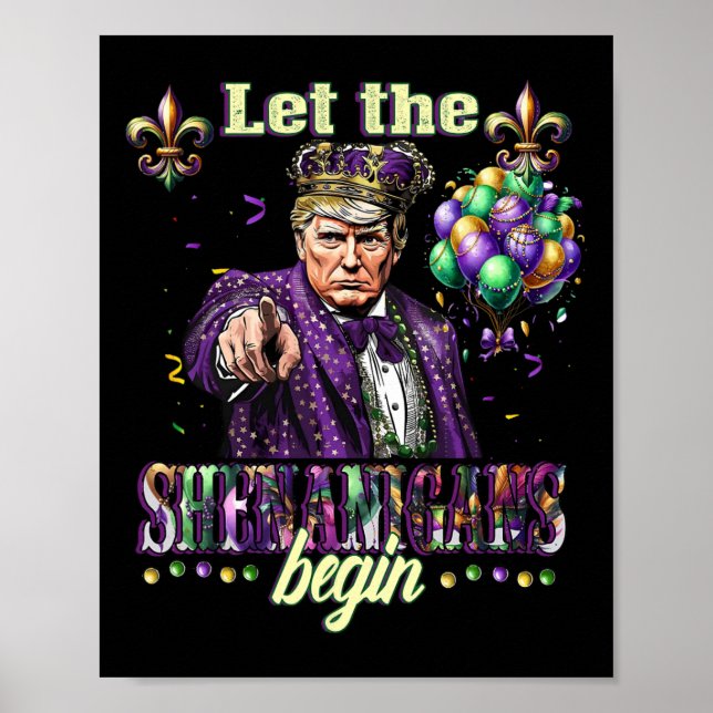 Póster Que los Shenanigans empiecen A Ser Divertidos Trum (Frente)