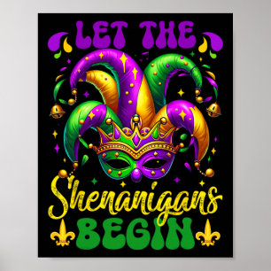 Póster Que Los Shenanigans Empiecen El Mardi Gras 5