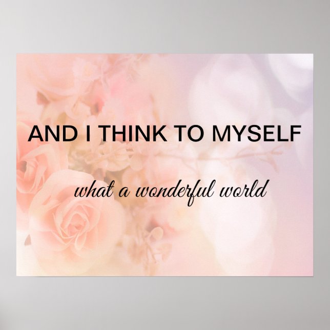 Póster Qué maravilloso poster mundial (Frente)