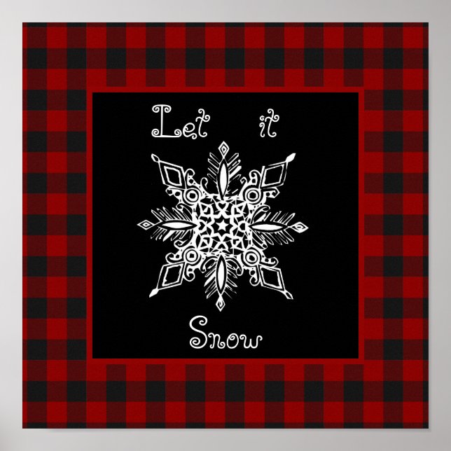 Póster Que nieve (Frente)