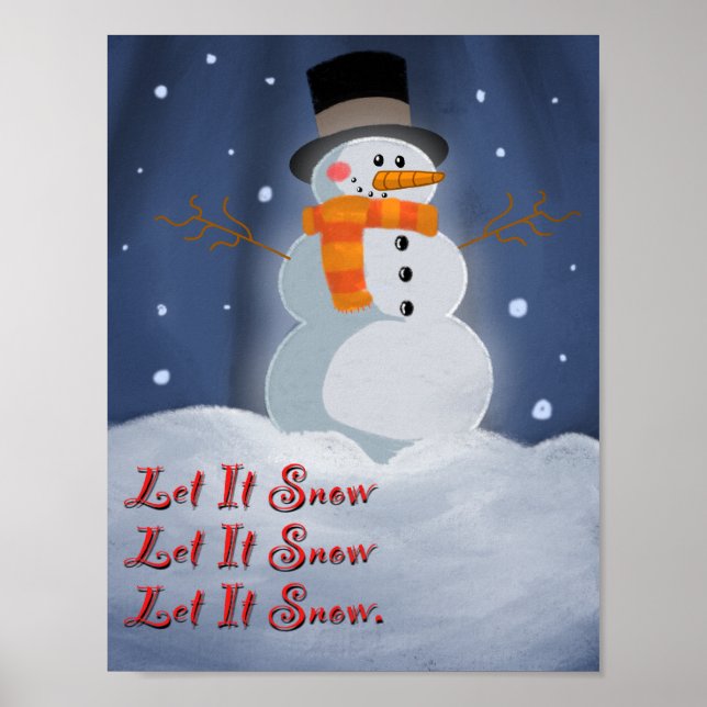 Póster ¡Que nieve! (Frente)