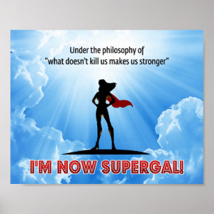 Póster ¡Qué no nos mata nos hace más fuertes!