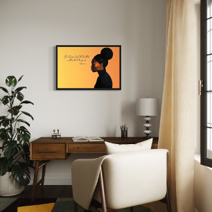 Póster Que no te preocupe tu corazón - Inspirador