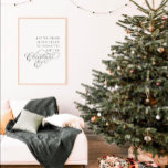 Póster Que nunca seas demasiado grande para los Navidades<br><div class="desc">¡Siempre agregamos nuevos diseños a diario!</div>