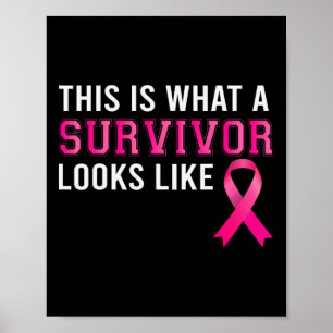 Póster Qué Parece Un Sobreviviente La Conciencia Sobre El