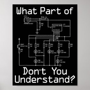 Póster ¿Qué parte de no entender cableado eléctrico