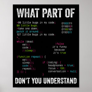 Póster Qué parte de No entiendes Ciencias de la Computaci