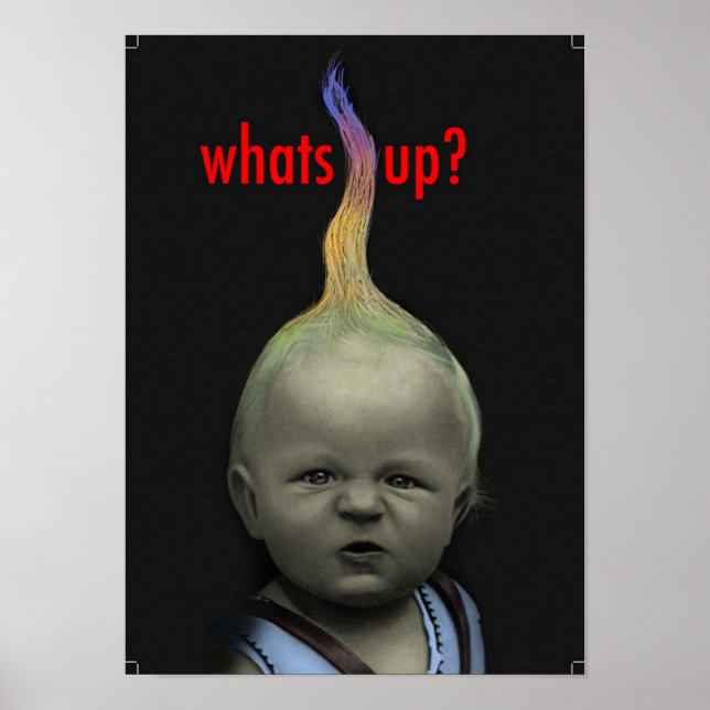 Póster ¿Qué pasa? (Frente)