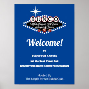 Póster Qué pasa en un evento de recaudación de fondos Bun