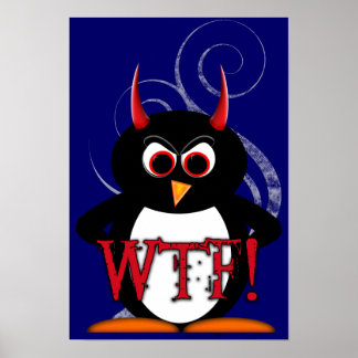 Póster ¿QUÉ PASA? Poster Malvado Penguin™