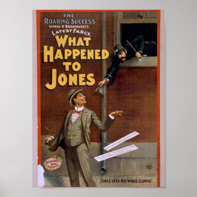 Póster ¿Qué pasó con Jones? (Frente)