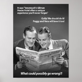 Póster ¿Qué podría salir mal en Innsmouth Poster?