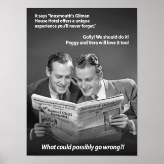 Póster ¿Qué podría salir mal en Innsmouth Poster?