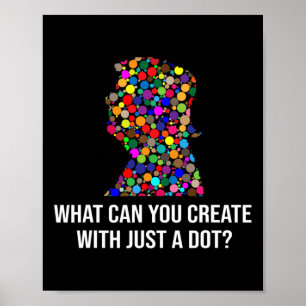 Póster ¿Qué puedes crear con solo un punto divertido de T