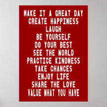 Que sea un gran día Poster Inspirador