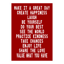 Que sea un gran día Poster Inspirador