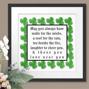 Póster Que siempre tengas muros para los vientos,