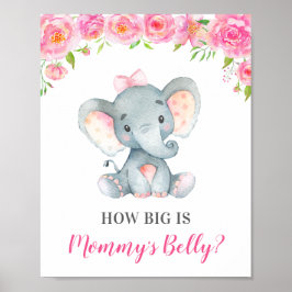 Póster ¿Qué tan grande es el juego de Baby Shower para el