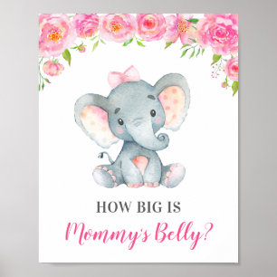 Póster ¿Qué tan grande es el juego de Baby Shower para el