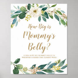 Póster ¿Qué tan grande es el Rótulo de Belly de la mami?