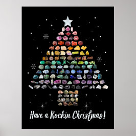 Póster ¡Que tengan Navidades Rockin! Crystal Christmas Tr