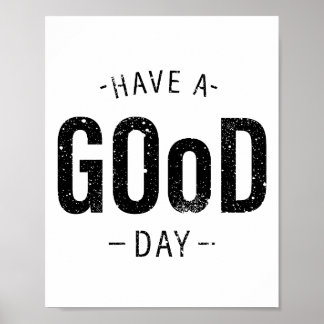 Póster Que tengas un buen día