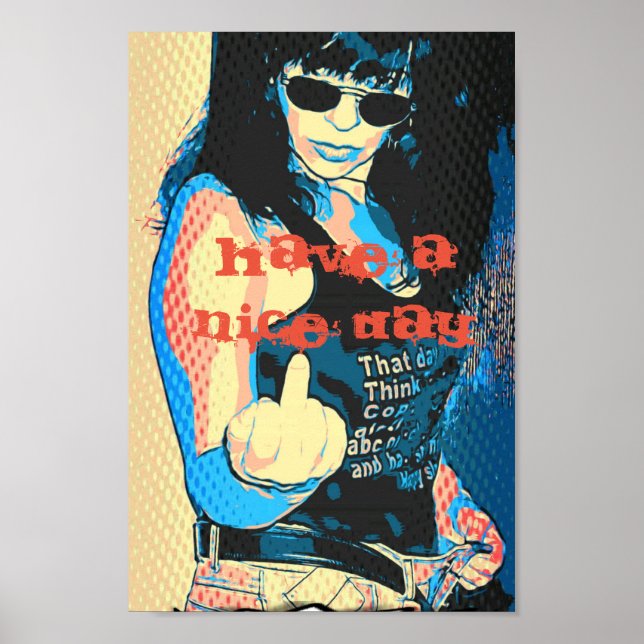 Póster Que tengas un buen día (Frente)