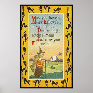 Póster Que tengas una Feliz Halloween