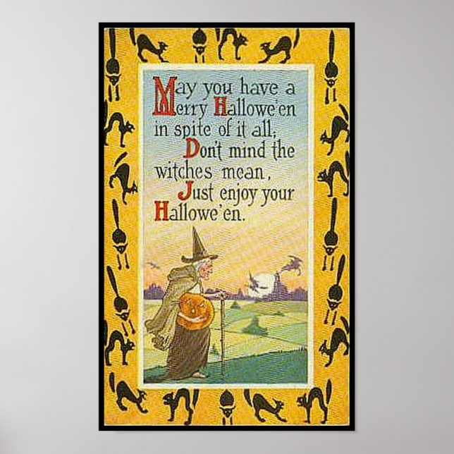 Póster Que tengas una Feliz Halloween (Frente)