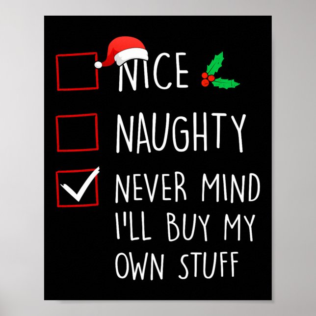 Póster Qué traviesa que no me importa que compre mis prop (Frente)