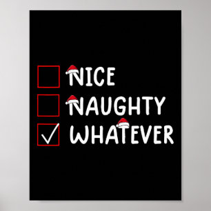 Póster Qué travieso Navidades tan banales