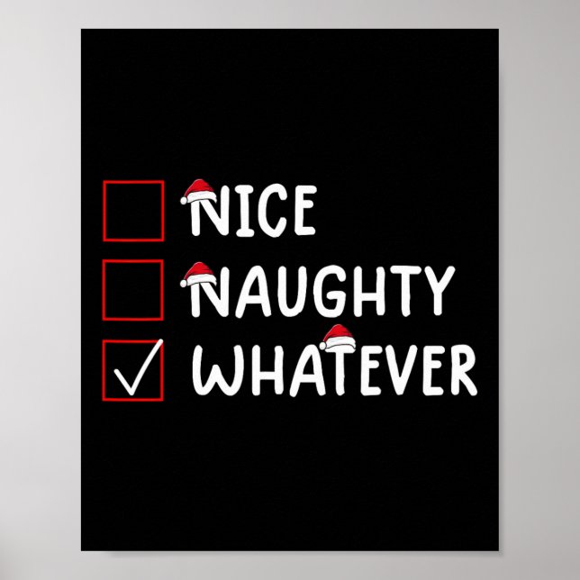Póster Qué travieso Navidades tan banales (Frente)