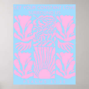Póster Que tu amor constante nos rodee