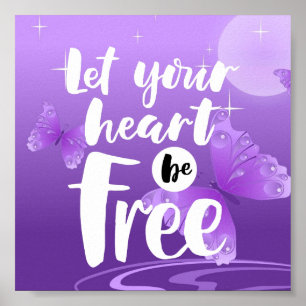 Póster Que tu corazón esté libre