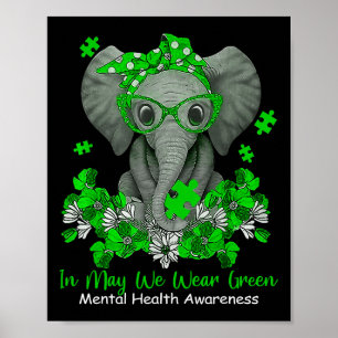 Póster Que usemos conciencia sobre la salud mental de los