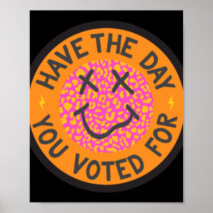 Póster Que Voten Por La Cara De Leopardo