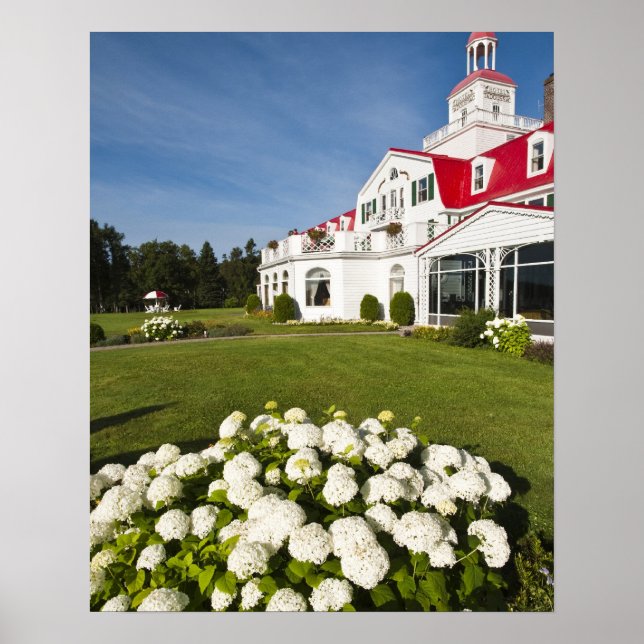 Póster Quebec, Canadá. Hotel histórico Tadoussac, 3 (Frente)