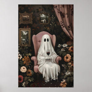 Póster Quédate a Tomar una Copa… Si Te Atreves, Fantasma