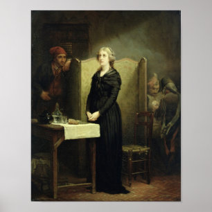 Póster Queen Marie Antoinette in the Conciergerie